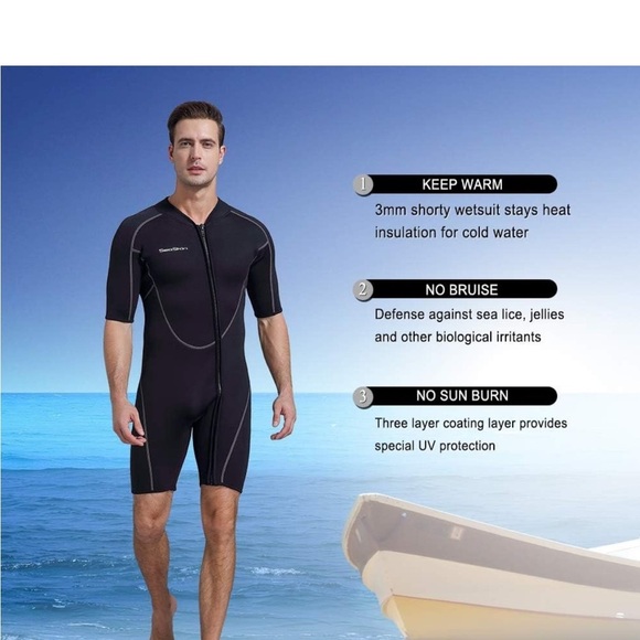 Seaskin shorty wetsuit - Picture 2 of 2